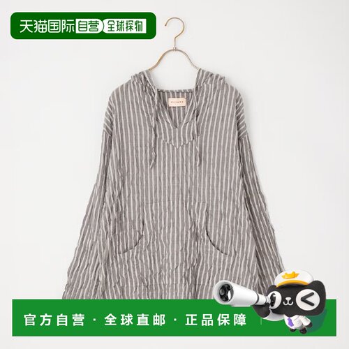 日本直邮MEYAME 女装 条纹轻感长袖帕克衫 MEY-2430