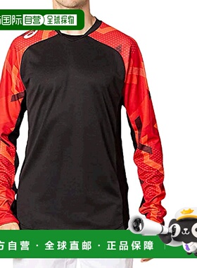 【日本直邮】ASICS亚瑟士 排球服 长袖衫 2051A258男 600(V红) 5L