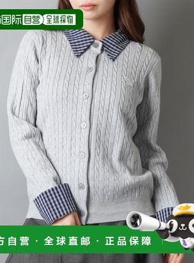 日本直邮SPINNS 女装 翻领针织开衫  250805TG14