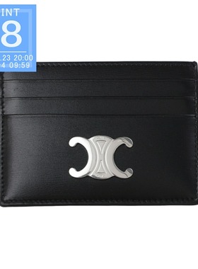 日本直邮Celine 男士黑色卡包 10l83 3dpv 38di Triomphe 卡包