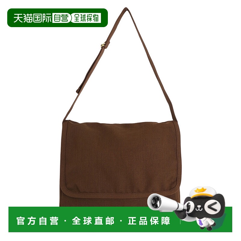 1h可退 日本直邮COMOLI 大容量经典帆布肩背包 男女同款 B0107001