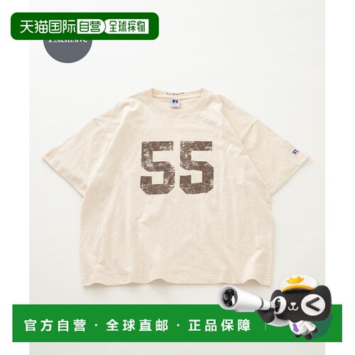 日本直邮Russell Athletic 男装 联名款编号短袖T恤 LA2623010132