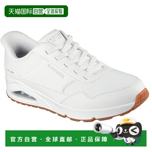 日本直邮4E 等效宽 SKECHERS 男士一脚蹬 UNO BANKSIA 运动鞋鞋系
