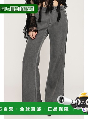 日本直邮SLY CUT OUT L/W FLARE长裤 [SL3994EW030182] 灰色上衣