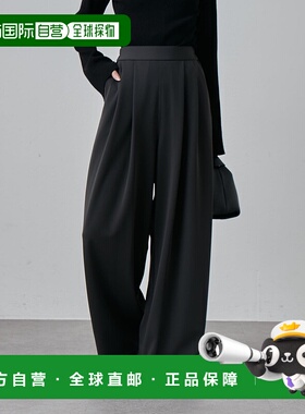 1h可退 日本直邮Lui's FEMME 女士 宽松直筒 两褶阔腿西裤 LUZ105