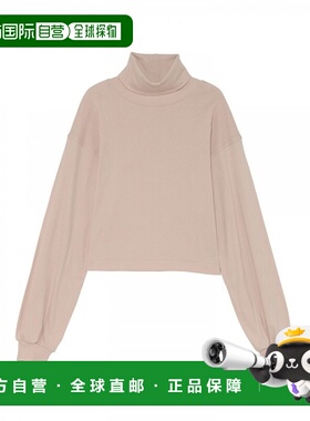 1h可退 日本直邮RAVIJOUR 女装纯棉高领上衣 袖口褶皱设计 女士家