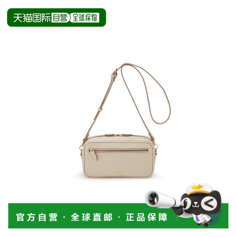 日本直邮日潮 TREASURE TOPKAPI 收缩皮革方形双肩包牛皮休闲