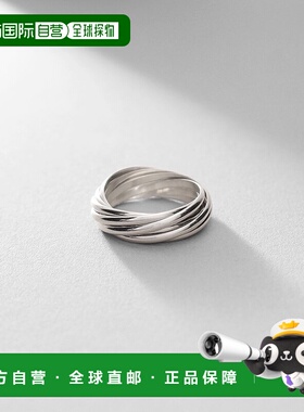 1h可退 日本直邮COCOSHNIK 女士八层银质戒指 76761227999909配饰