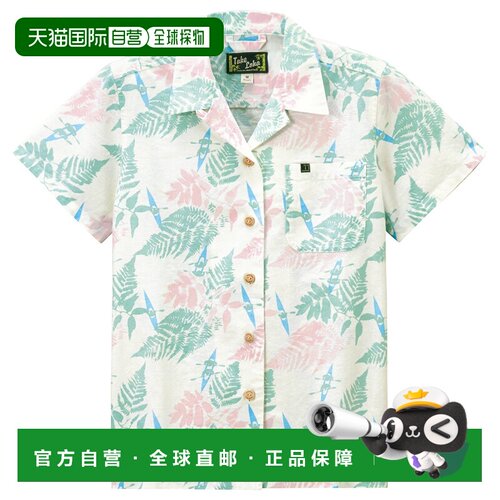 日潮跑腿Montbell蒙贝欧 TAKE Roha 女款旅行印花短袖衬衫 #2 XS