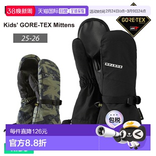 日本直邮Burton 儿童 GORE-TEX 手套青少年滑雪手套