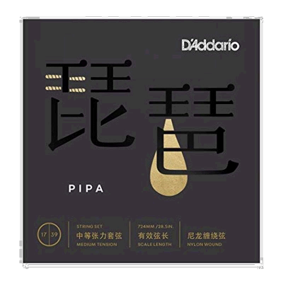 自营｜D’Addario达达里奥琴弦琵琶琴弦中等张力PIPA01乐器