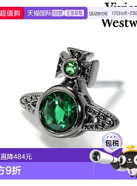 日本直邮Vivienne Westwood London 男女 Orb 单颗耳钉62010239 0