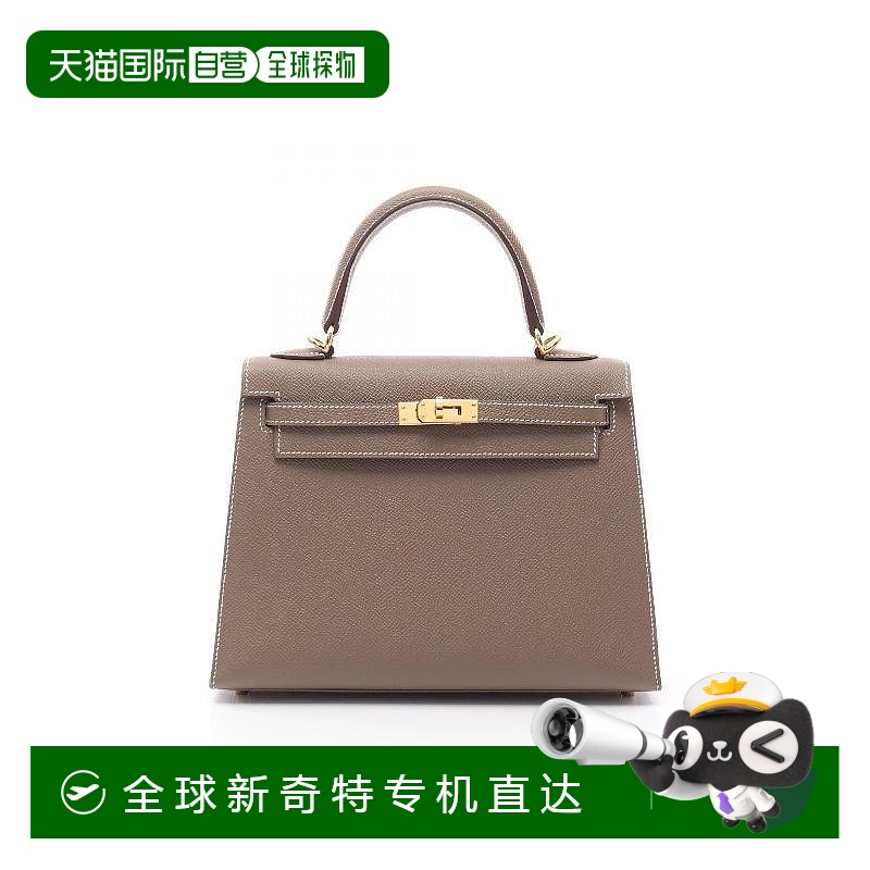 1h可退 日本直邮中古Hermes爱马仕女包A级95新Kelly 25凯利 25牛