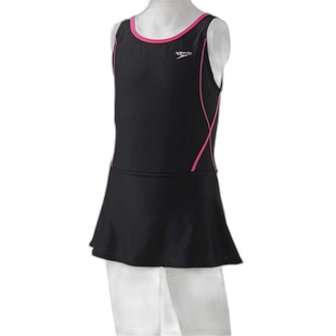 日本直邮Speedo Speedo 速骑裙套装 初中女学生泳衣一件 SFG02016