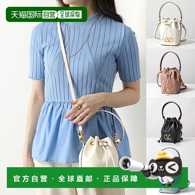 日本直邮VALENTINO 单肩包 4W2P0Z44VNL 女士 V 标志手提包 皮革