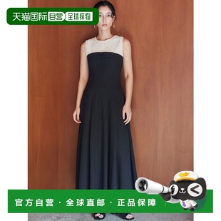 日本直邮LAGUNAMOON 032430302301 女士凹凸纹理吊带裙与背心套装