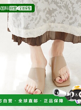 日本直邮Menue 中跟夹趾凉鞋 [ME8623BW02436] 单鞋黑色