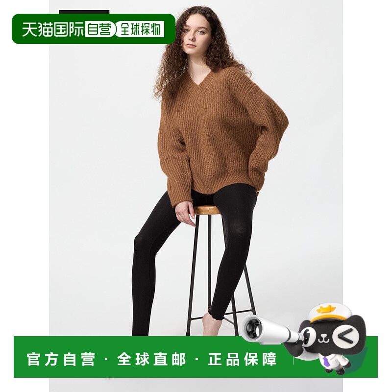 日本直邮UNIQLO女款舒适紧身裤打底裤483110-09优衣库