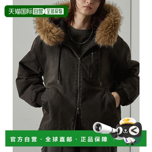 2WAY复古宽松毛领夹克 1h可退 男女同款 Alex 可 日本直邮Alfred