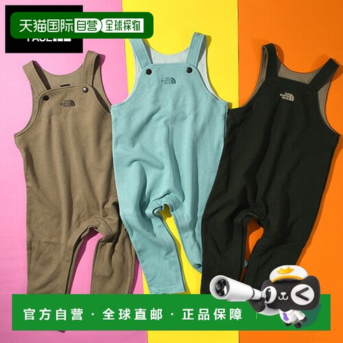 日本直邮The North Face 儿童婴儿连体衣 卫衣Logo款 NBB32560