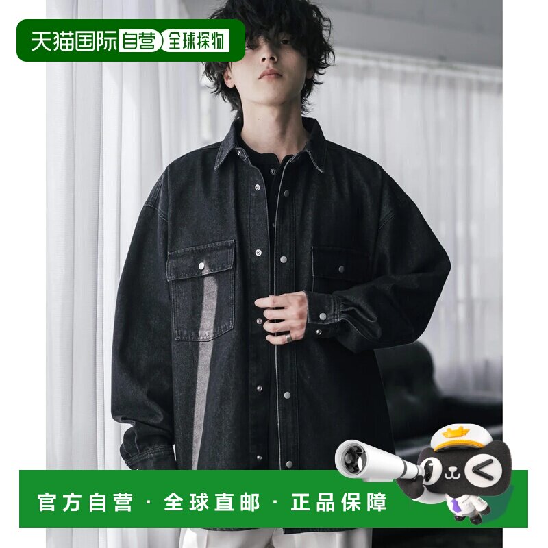 日本直邮Rocky Monroe 牛仔夹克衬衫 工作风 男女通用 长袖 轻便