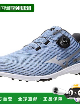 【日本直邮】Mizuno美津浓 高尔夫鞋男士 25cm 浅蓝 51GM2120