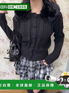 1h可退 日本直邮PHILLY 女装 羊毛风格 宽松半高领针织开衫 PWC25