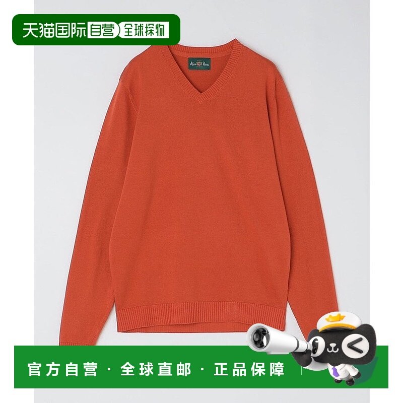 日本直邮SHIPS ALANPAINE 14 gauge纯棉V领针织衫 SH8611EM041016