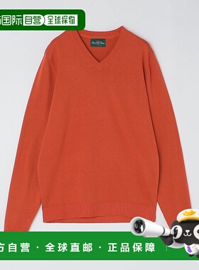日本直邮SHIPS ALANPAINE 14 gauge纯棉V领针织衫 SH8611EM041016