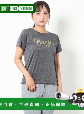 日本直邮TIGORA 女士健身半袖图形T恤 [TI1866EW16053]