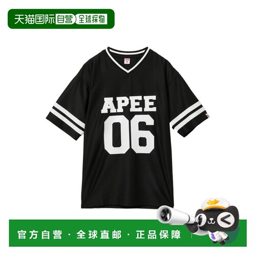 日本直邮APEE 女装 印花足球T恤 CM20209344