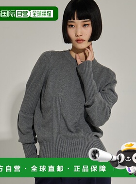 1h可退 日本直邮AKANE UTSUNOMIYA 女装 宽松半袖针织衫 花瓣袖设