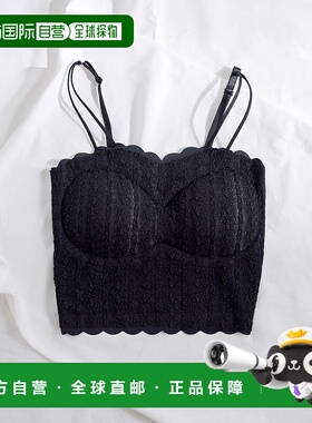 1h可退 日本直邮Diable baiser 夢展望 女士 蕾丝边装饰带垫吊带