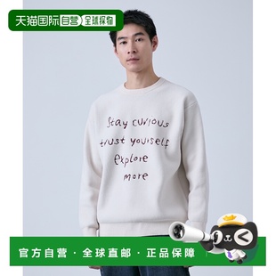 日本直邮B.C 半高领针织衫 STOCK 宽松 多色拼接logo 男装 1h可退