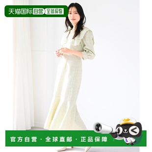 1h可退 日本直邮MISCH MASCH 2025春夏新款 大领美人鱼裙连衣裙/M