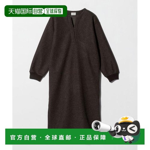1h可退 日本直邮green label relaxing 仿羊毛呢连衣裙