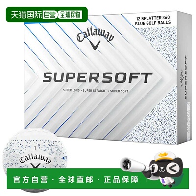 日本直邮Callaway　运动用品　高尔夫球　SUPERSOFT SPLATTER