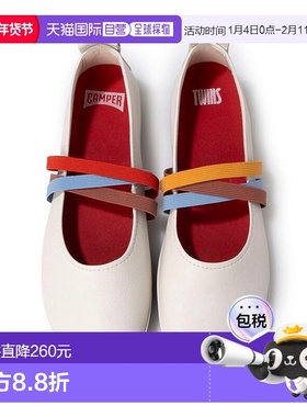 日本直邮Camper 平底鞋 CA748BW18595红色鞋芭蕾鞋一脚蹬