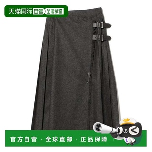 日本直邮O 女士羊毛混纺宽摆裹身长裙 NEIL DUBLIN 半 1h可退