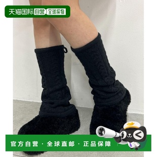 日本直邮WEGO 半拉链 女装 保暖腿套 MO25AW12SG 编织设计 1h可退