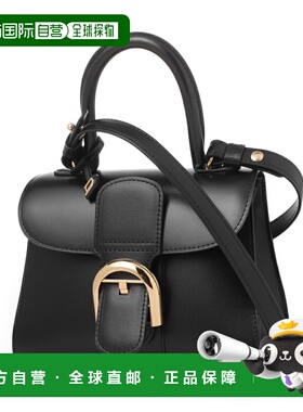 日本直邮DELVAUX BRILLANT MINI S BOX 两用手提包/单肩包 黑色
