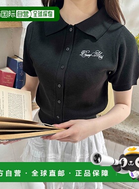 1h可退 日本直邮PHILLY 女士刺绣logo针织开衫 PWC25SS193