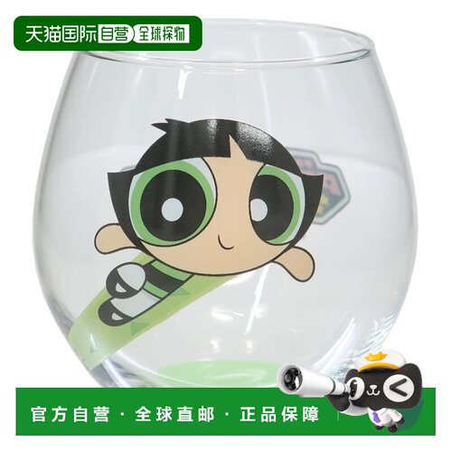 日本直邮Cinemacollection 飞天小女警 玻璃杯 圆形玻璃杯