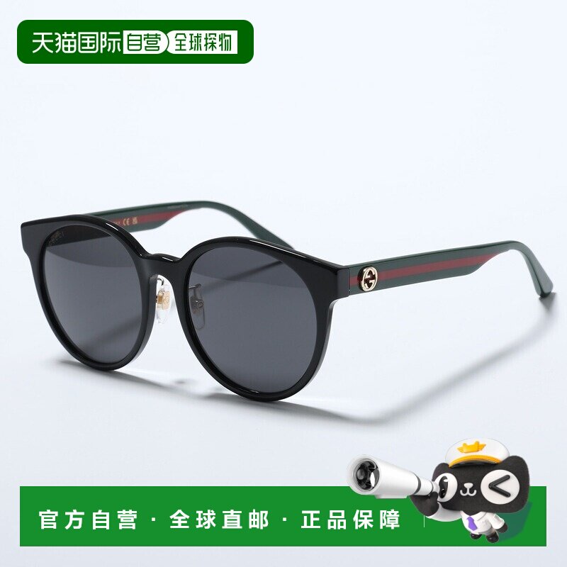 日本直邮GUCCI 女士太阳镜 GG0416SK波士顿款醋酸纤维镜框全框金l