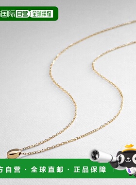 日潮跑腿COCOSHNIK K10椭圆形项链 405-36338锁骨链吊坠