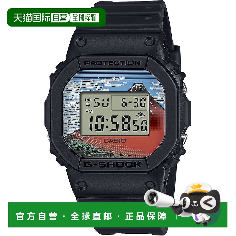 【日本直邮】卡西欧 G-SHOCK DW-5600KHG24-1JR 男士黑色葛饰北斋
