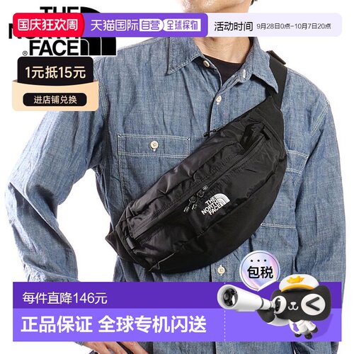 日本直邮THE NORTH FACE男女同款腰包户外登山包NM72304-K