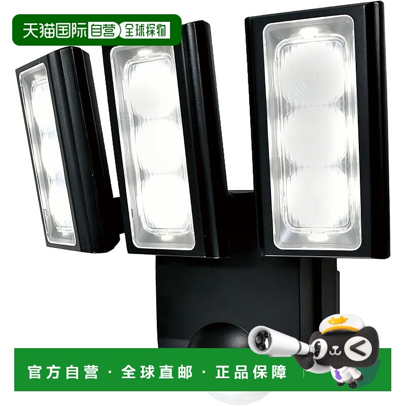 【日本直邮】干电池式感应灯 3灯 白色LED 防水 屋外 足元