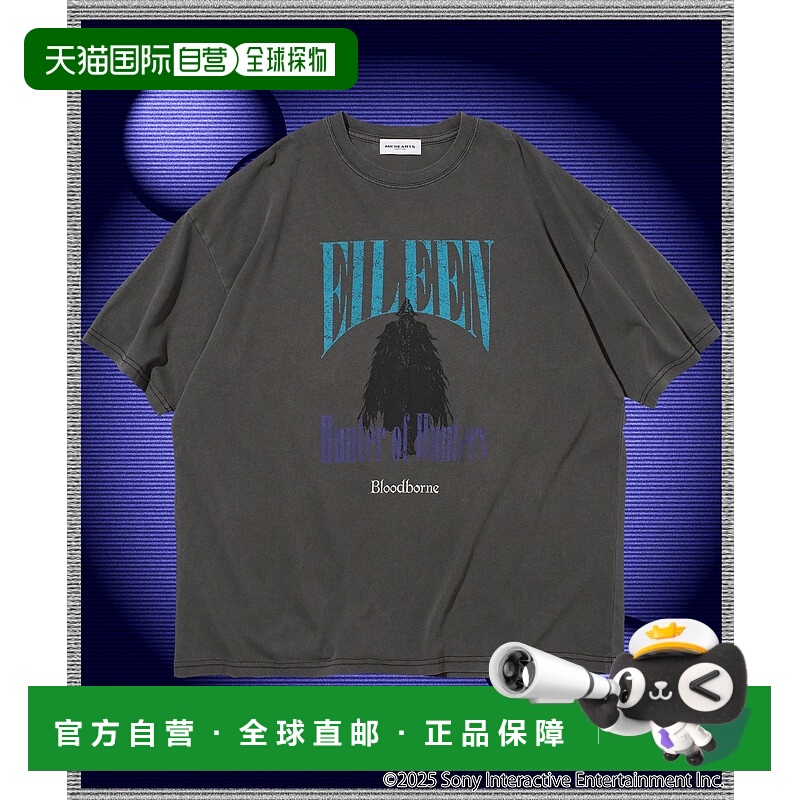 1h可退 日本直邮MR HEARTS 男女同款 Bloodborne主题限定T恤 猎人