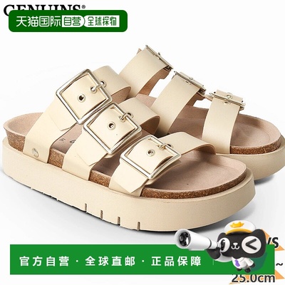 日本直邮GENUINS 女士 CRISTI 凉鞋西班牙制造厚底米色GENUINS G1